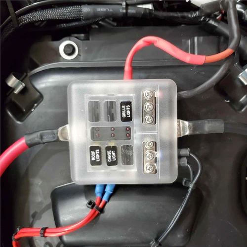 6 way multi fuse block with led 6 6 way multi fuse block with led 6