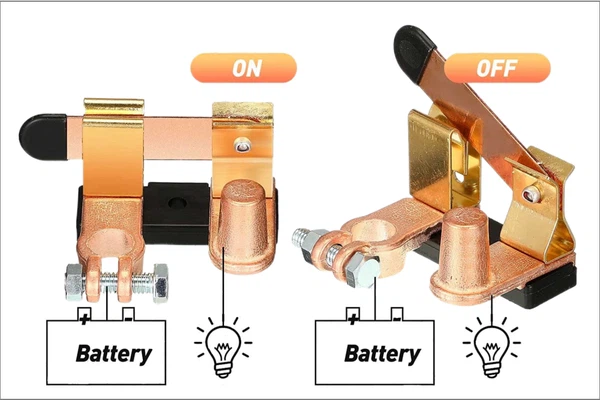 Top Post Battery Terminal Knife Disconnect Switch wiring Top Post Battery Terminal Knife Disconnect Switch wiring