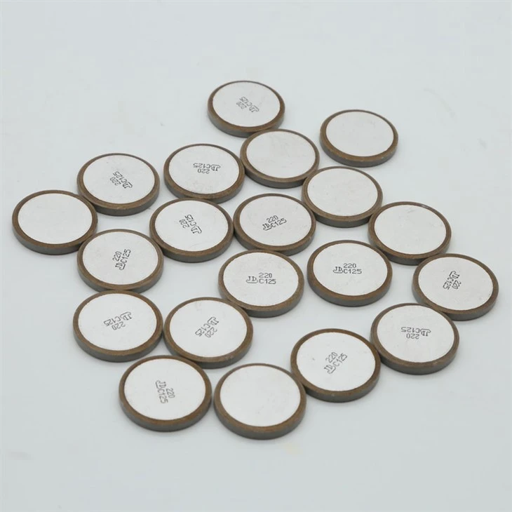 220V Wafer Shape PTC Heater Element Plate Customized Round Flat Heating Element