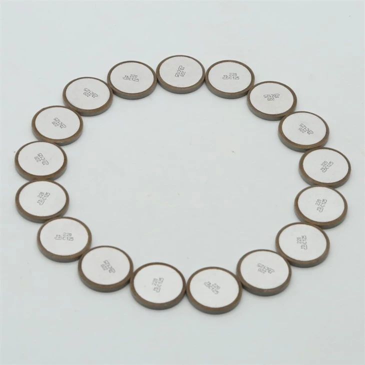 220V Wafer Shape PTC Heater Element Plate Customized Round Flat Heating Element factory