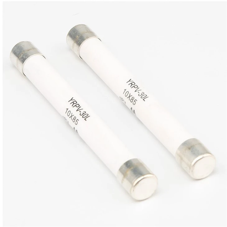High Voltage 10x85mm 1500V DC 30A Long Cartridge Type HRC Cylindrical Fuse Link