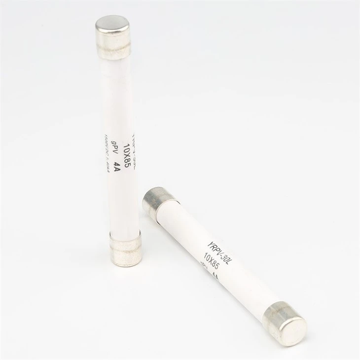 High Voltage 10x85mm 1500V DC 30A Long Cartridge Type HRC Cylindrical Fuse Link price
