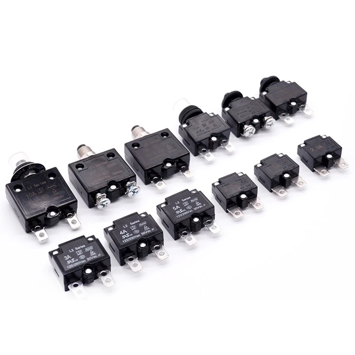 L2 Thermal Magnetic Circuit Breaker Manual Auto Reset Overcurrent Protector