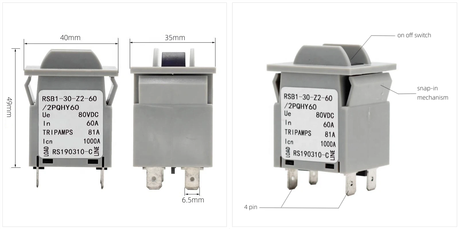 RSB1 circuit breaker RSB1 circuit breaker