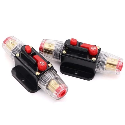 12V-24V DC Manual Reset CB01 Circuit Breaker For Boat Marine Stereo Audio