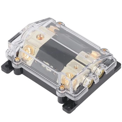 Car Audio Zinc Alloy Gold Plated ANL Fuse Holder