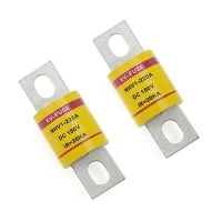 EVF Series HRC Fuse Link 700V NHV1 EV Fuse Cylinder Ceramic Bolted Type For Electric Vehicles