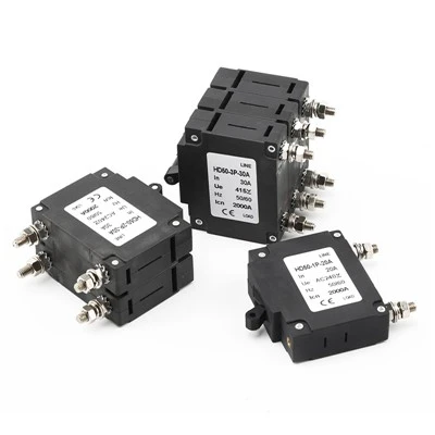 HD Series 1 Pole Hydromagnetic Magnetic Electromagnetic Circuit Breaker For Generator