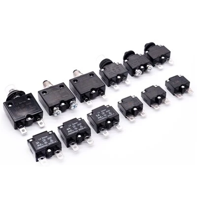 L1 Series Thermal Circuit Breaker Bakelite Waterproof Overload Protector For Socket Motor