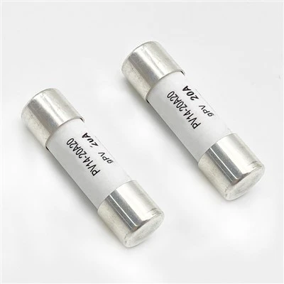 PV14-20A GPV 20A Fast Blow Cylindrical Ceramic 14x51mm Fuse Link 120KA 500VAC