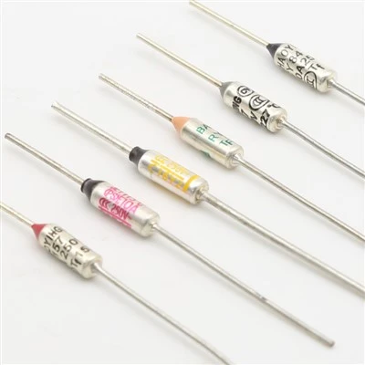 SEFUSE SF Type Axial Lead Silver Thermal Cutoff Fuse Metal Plastic Ceramic Shell Case