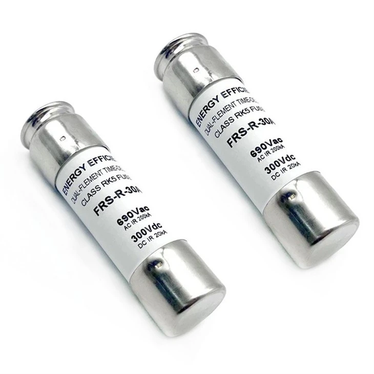 Time Delay Class RK5 FRS-R Series Fuses 30A For Solar Photovoltaic Industrial suppliers